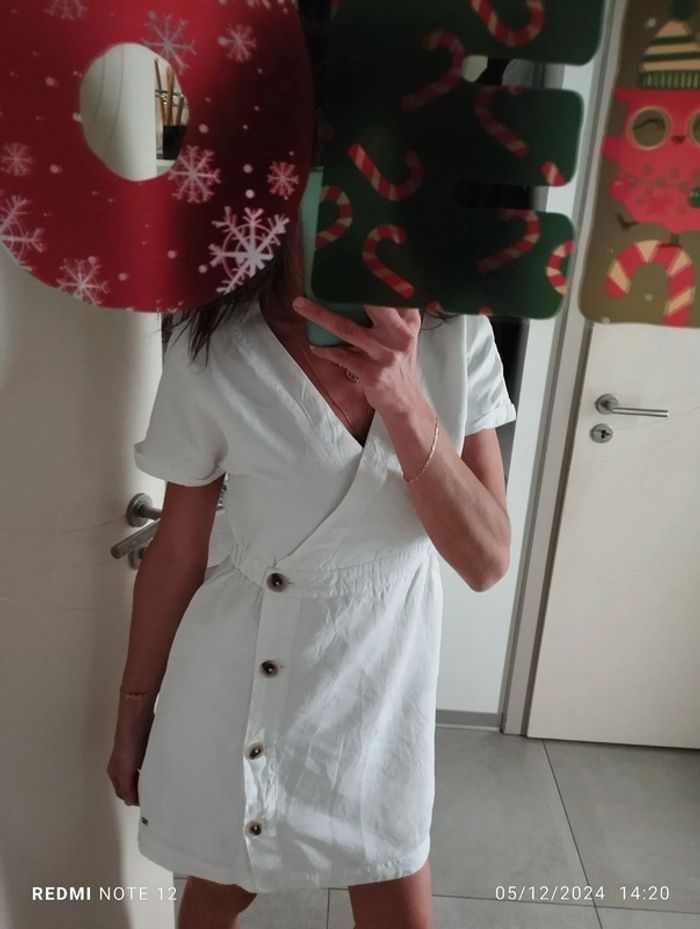 Robe Tommy Hilfiger blanc T36 - photo numéro 2