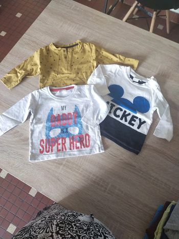 Lot de 3 tee shirt 6 mois