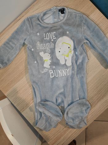Pyjama bleu gris kiabi