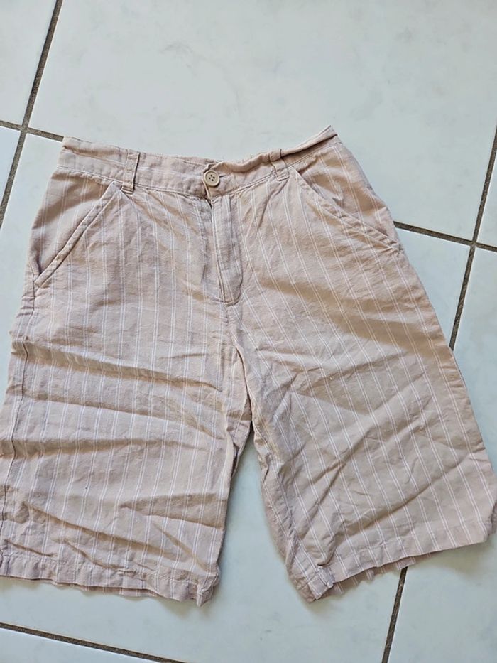 Bermuda garçon lin 6 ans vet2 - photo numéro 3