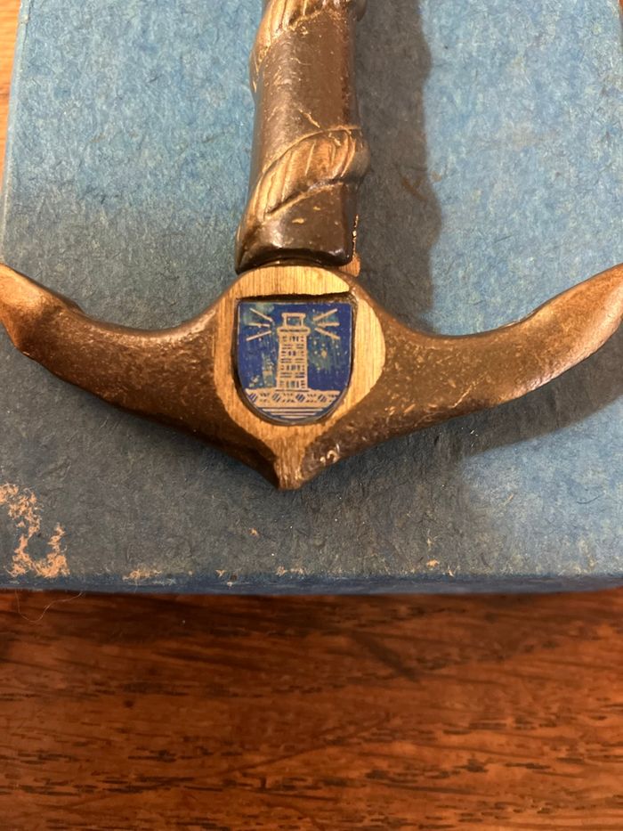 Vintage-Ancien tire-bouchon ancre-Bulgarie - photo numéro 2