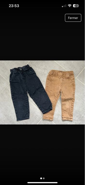 Lot pantalons 24 mois