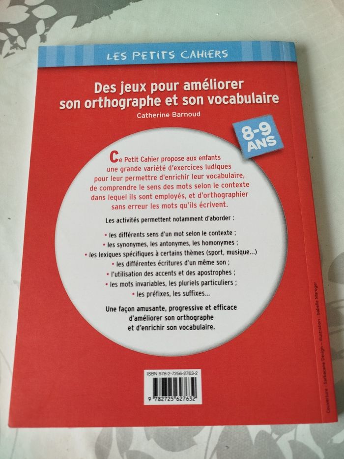 Des jeux pour améliorer son orthographe et son vocabulaire les petits cahiers de retzl - photo numéro 2