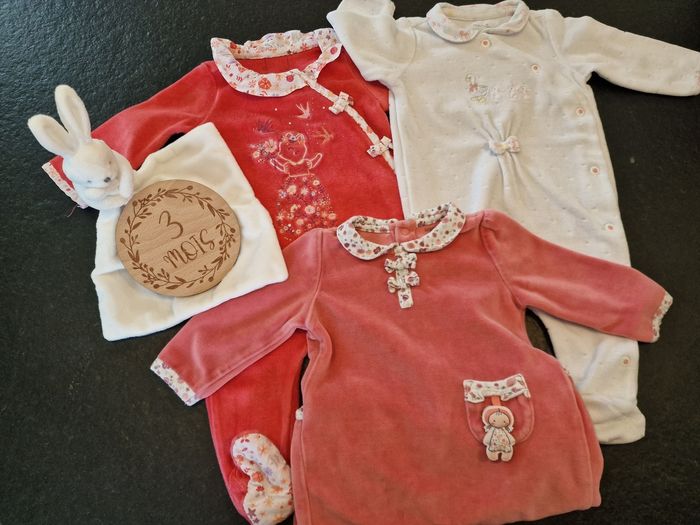 Lot 3 pyjamas Sergent major 3 mois