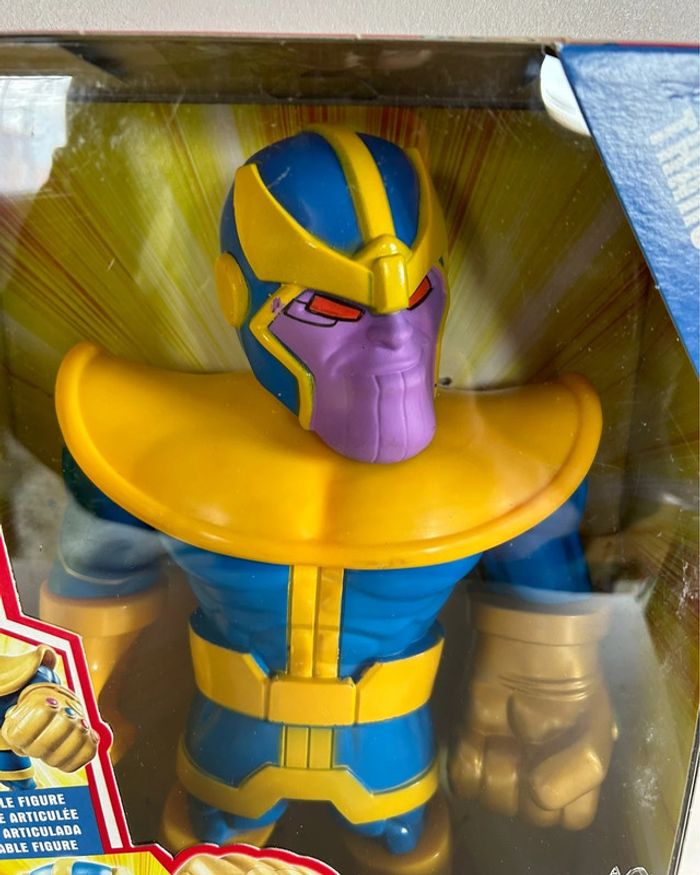 Avengers Marvel Super-Hero Adventures Figurine: Thanos ( Neuf sceller) - photo numéro 2