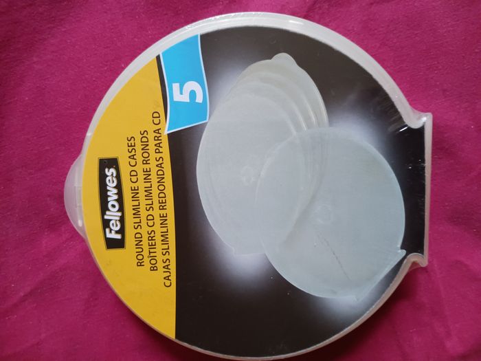 coffret de 5 boitiers vierge slimline neuf