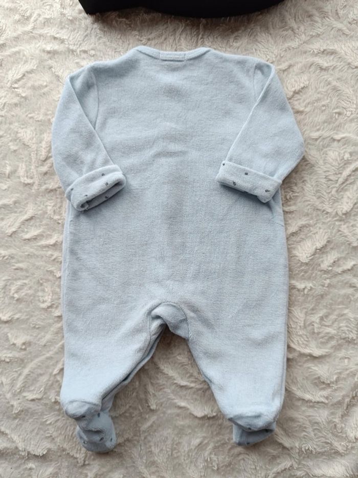 Pyjama grenouillère velours Garçon 1 mois I love you Ours Kiabi - photo numéro 6