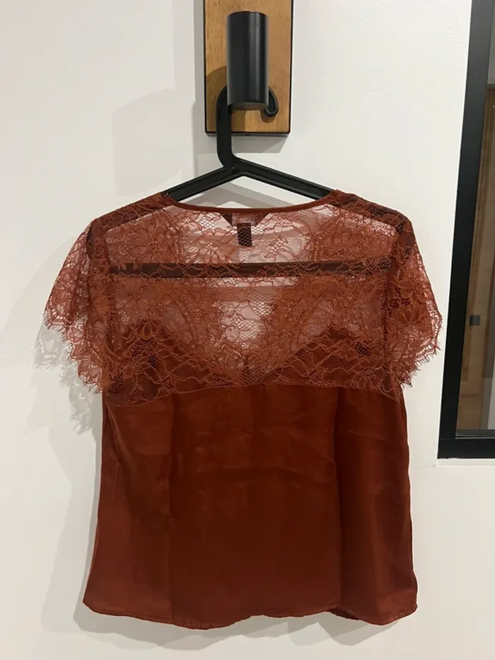 Blouse t shirt rouille - photo numéro 2