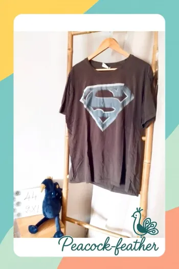 T-shirt homme xxl gris superman