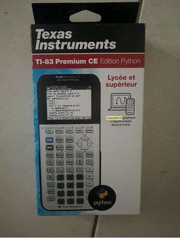 Calculatrice texas instruments