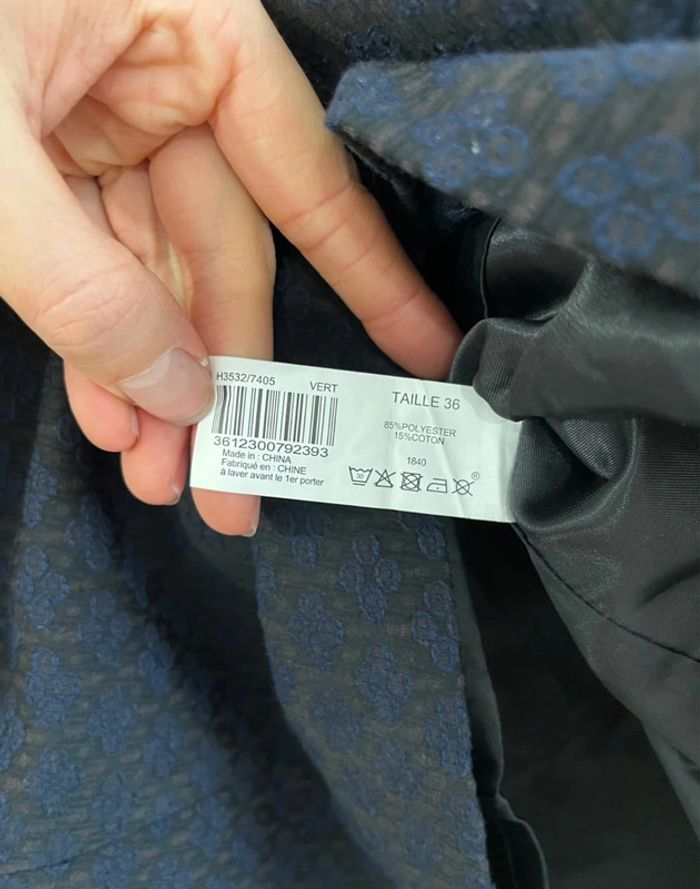 Jupe noire et bleu marine Monoprix - photo numéro 4