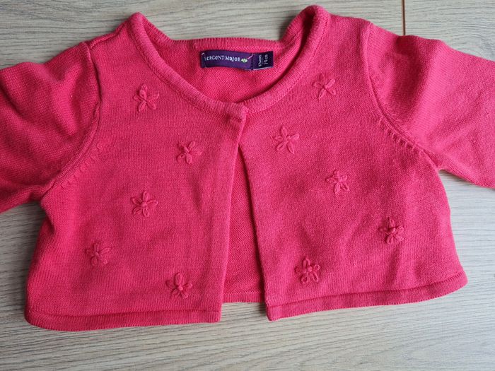 Boléro Fushia 12 mois Sergent Major - photo numéro 2