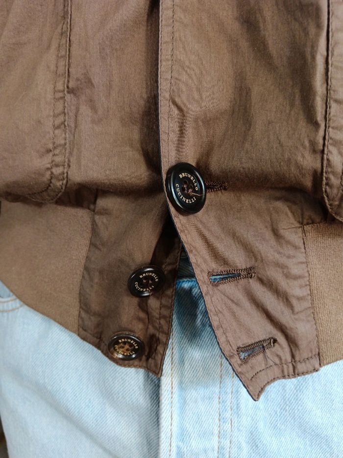 Brunello Cucinelli | Bombers fin marron | t. M - photo numéro 11
