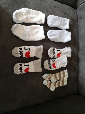 5 à paires de chaussettes hautes 18-20