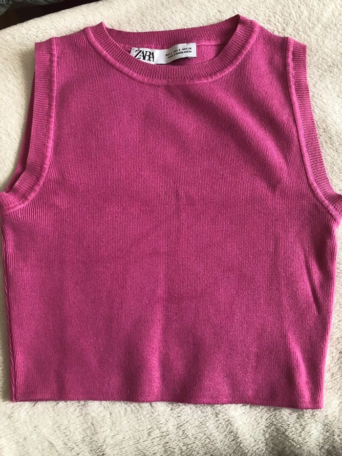 tee-shirt court zara