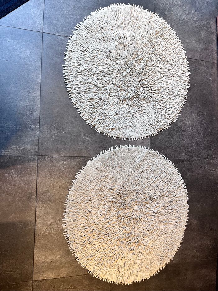 Lot de 2 tapis ronds Vertbaudet