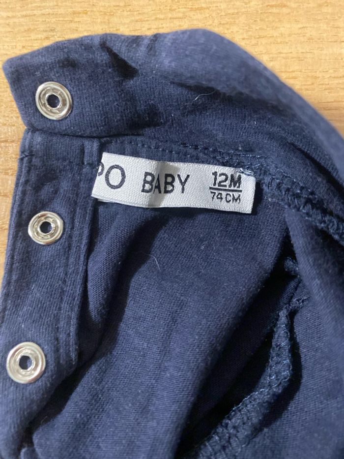 T shirt bebe col roulé - photo numéro 2