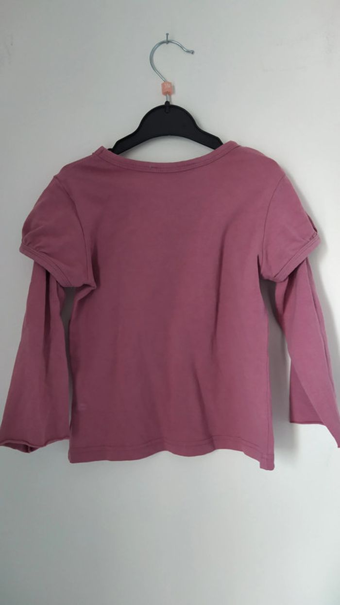 Haut Lisa Rose motif noeud strass 4 ans - photo numéro 6