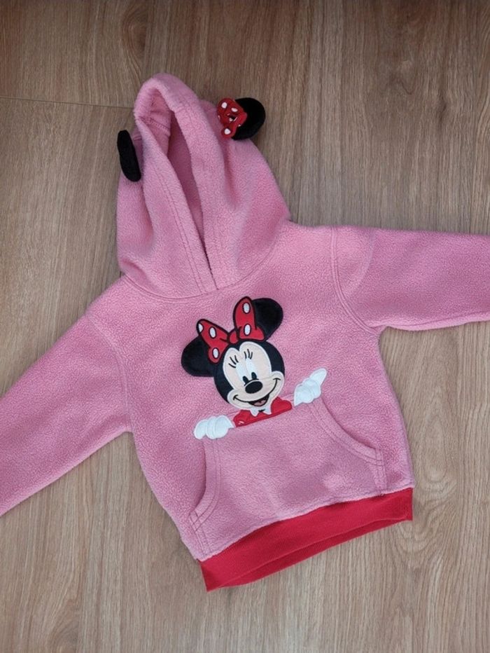 Sweat rose Minnie 18 mois