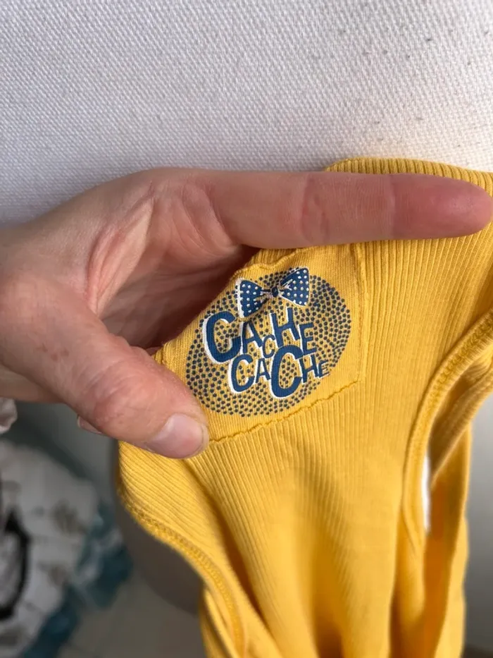 Débardeur jaune - photo numéro 3