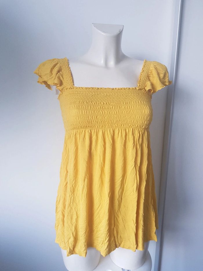 H&M - Blouse avec manches courtes à volants