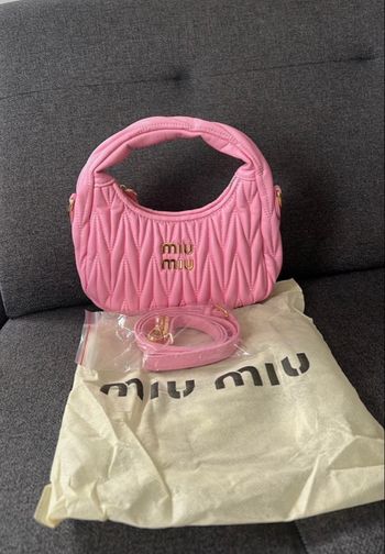 Sac à main-Miu Miu-rose