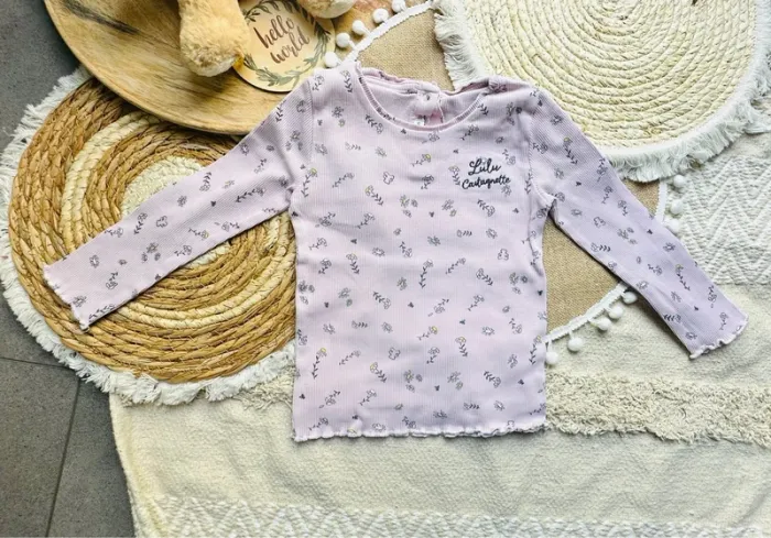 Blouse Lulu Castagnette rose 24M