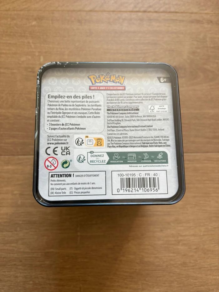 Pokémon coffret Tin cube boosters neuf - photo numéro 6