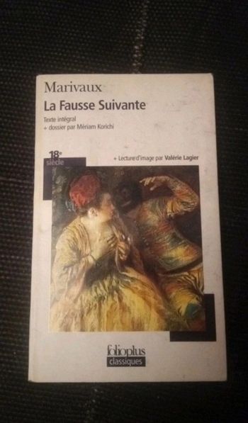 Livre La fausse suivante de Marivaux