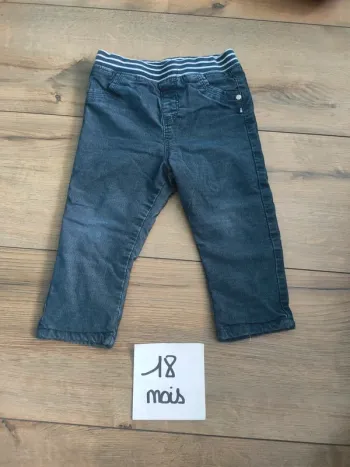 Pantalon mi épais garçon 18 mois Obaïbi