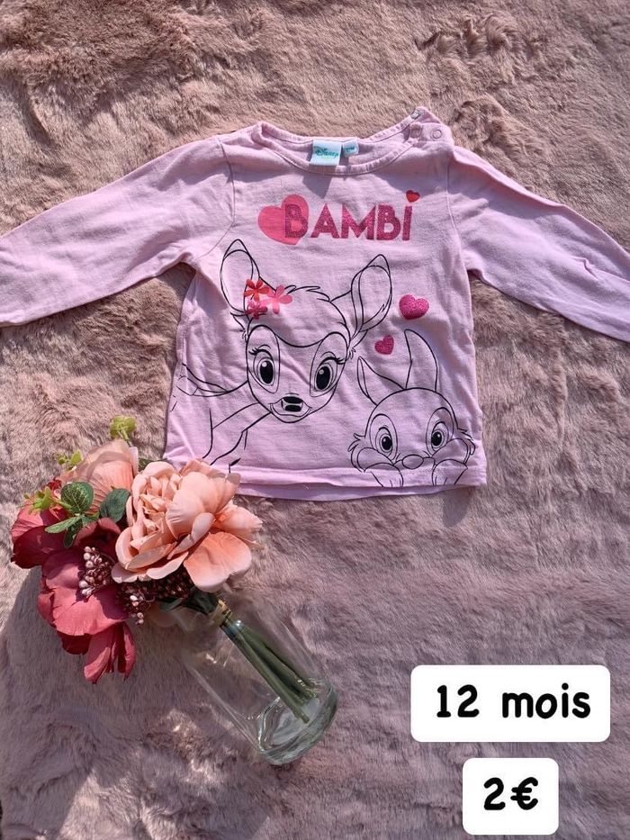 T-shirt 🎀 12 mois