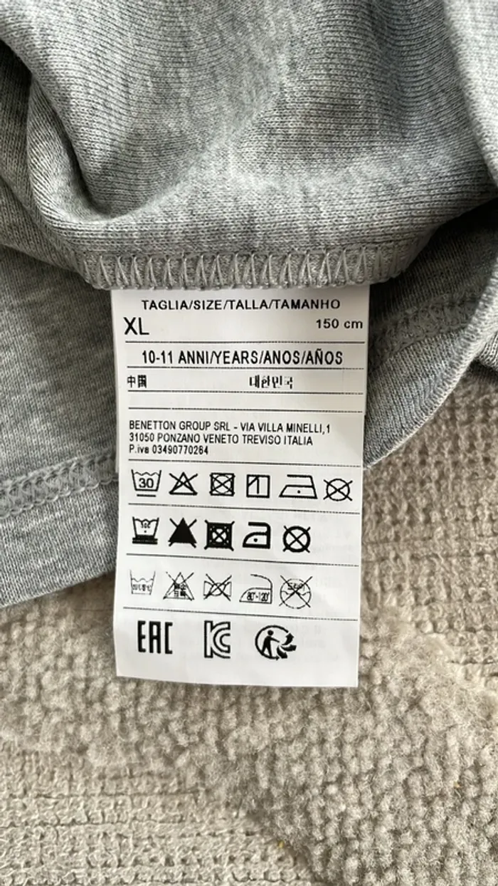 Lot de 4 hauts manches longues Benetton - Fille 10-11 ans (150 cm) - Parfait état ! - photo numéro 7
