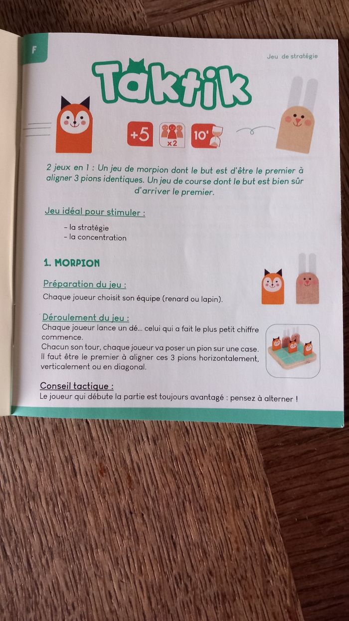 Jeu Taktik  2en1 janod  5+ - photo numéro 7