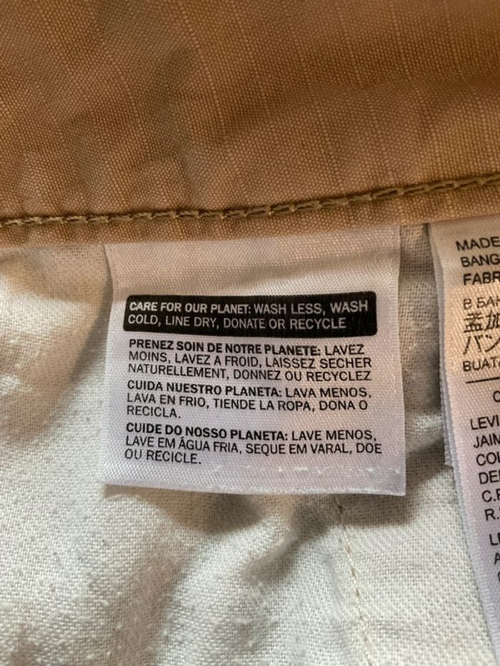 Short cargo beige pour homme Levi’s taille W33 FR42 424 - photo numéro 11