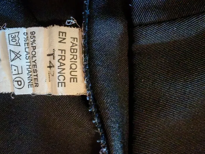 Pantalon à pinces noir - photo numéro 3