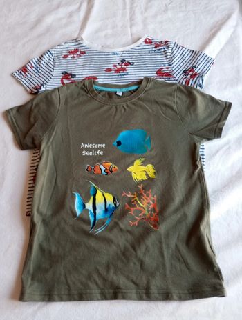 Lot de 2 Tee shirt. De taille 8/10ans