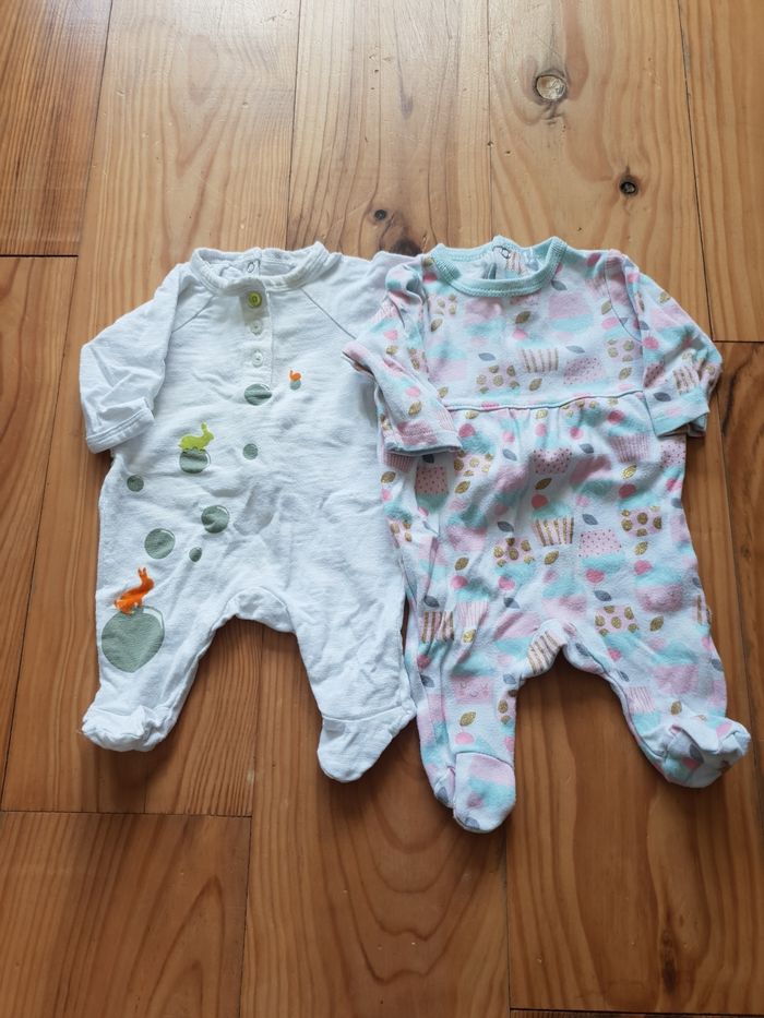 Pyjamas Vertbaudet/Ptits cailloux