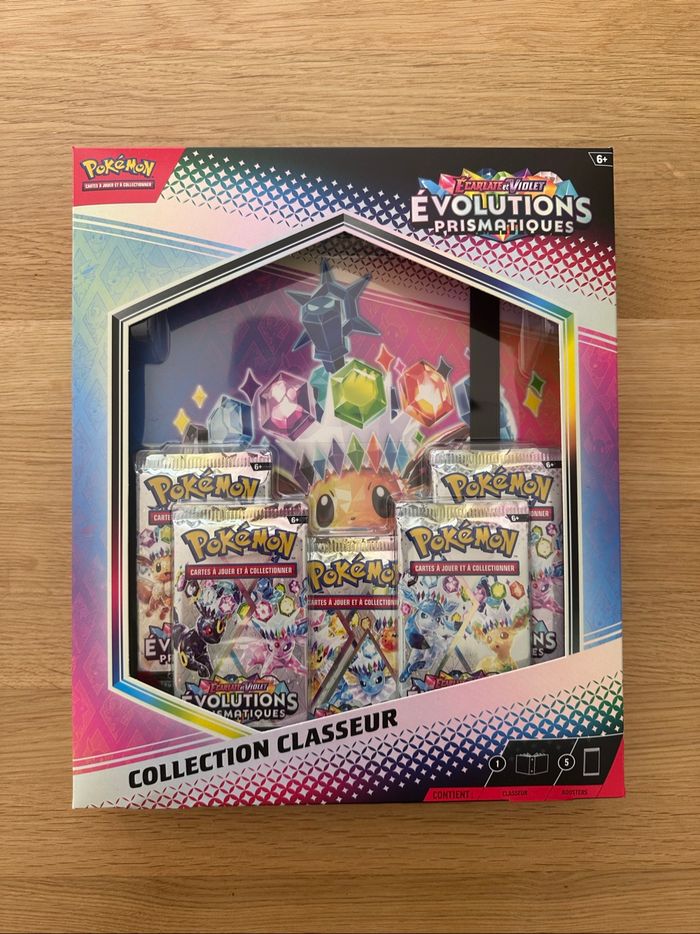 Coffret Classeur Évolutions Prismatiques EV8.5 Neuf