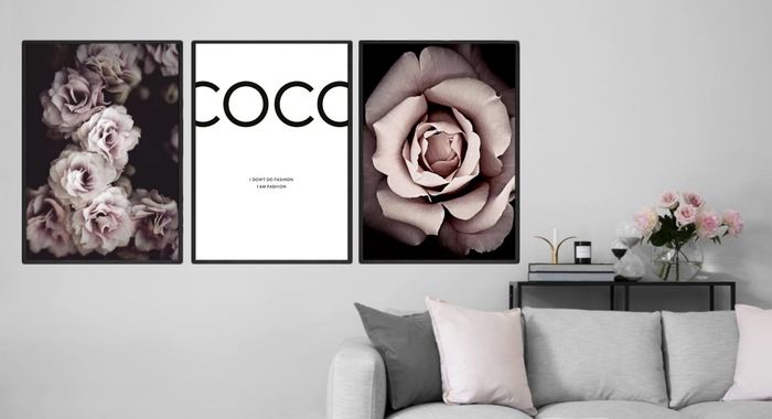 Lot de 3 cadres 30x40cm