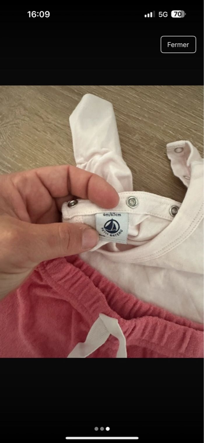 Ensemble petit bateau - photo numéro 3