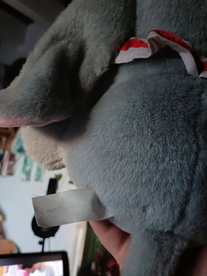 Peluche Dumbo vintage Disney - photo numéro 9