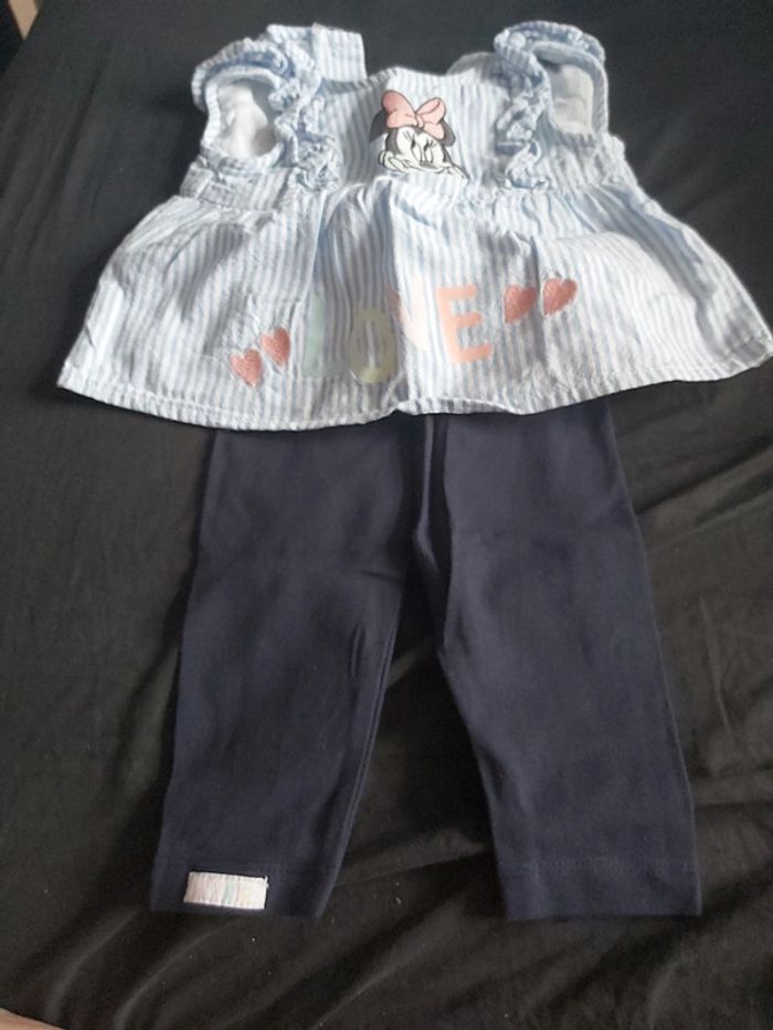 Ensemble disney baby minnie Primark taille 62 cm 0/3mois - photo numéro 2