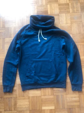 Pull col roulé bleu marine H&M Homme
