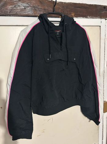 Haut imperméable, noir/rose, Jennyfer - 40/L