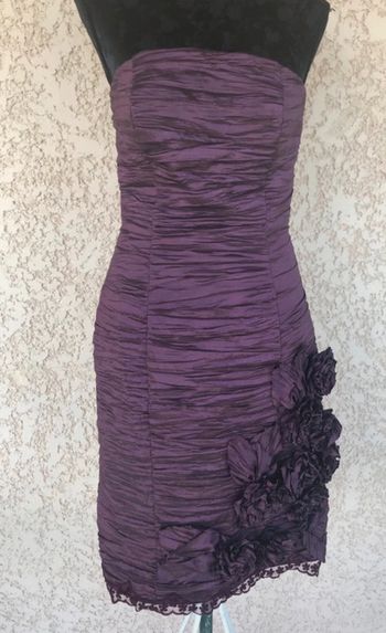 21 - Robe bustier violet