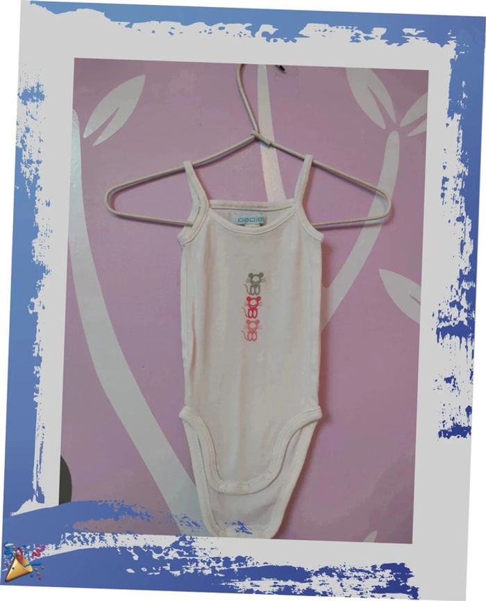 Lot 2 bodies sans manches Obaibi 3 mois - photo numéro 4
