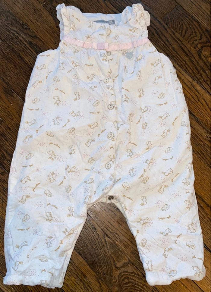 Salopette velour sergent major 6 mois