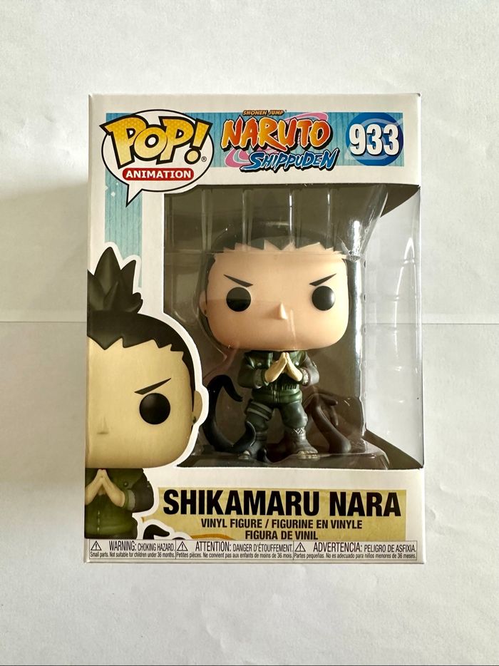 Figurine Funko Pop Shikamaru Nara numéro 933 Naruto Shippuden