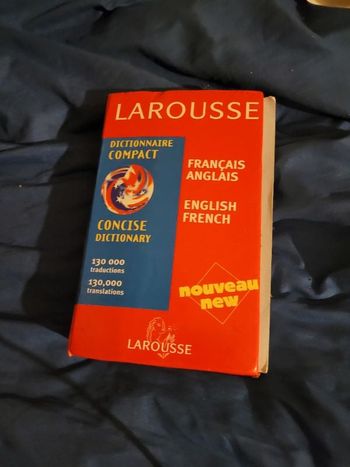 Dictionnaire larousse français anglais