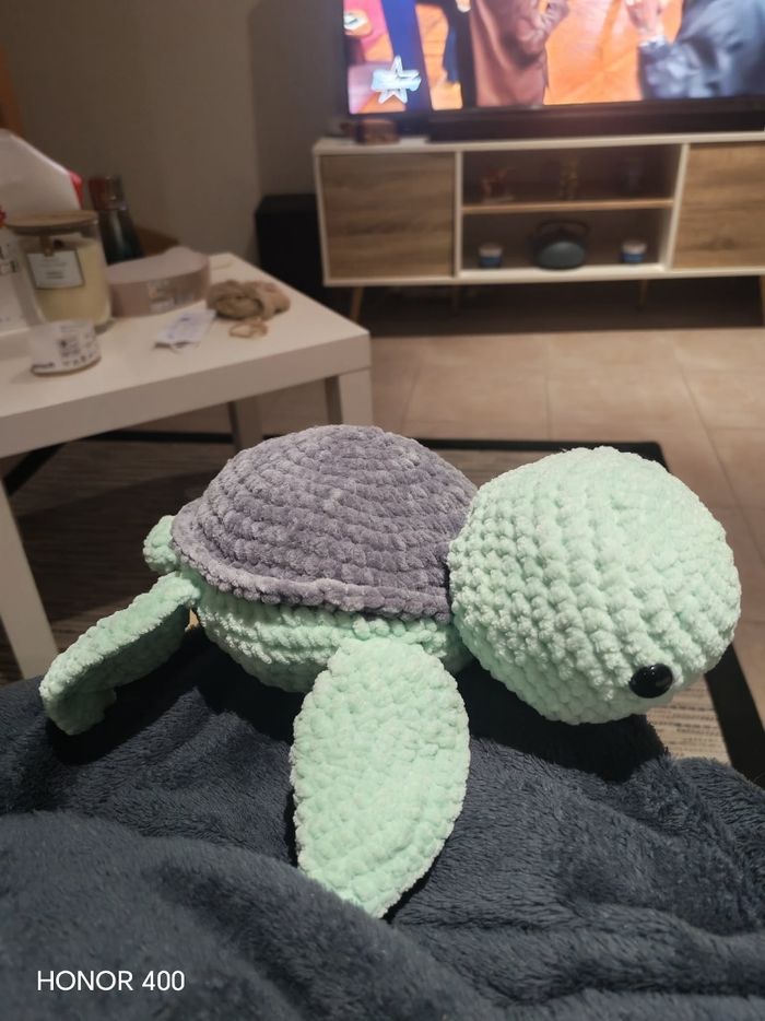 Tortue crochet fait main